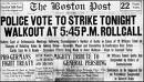 Boston Police Strike