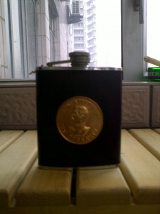 Stalin hip flask