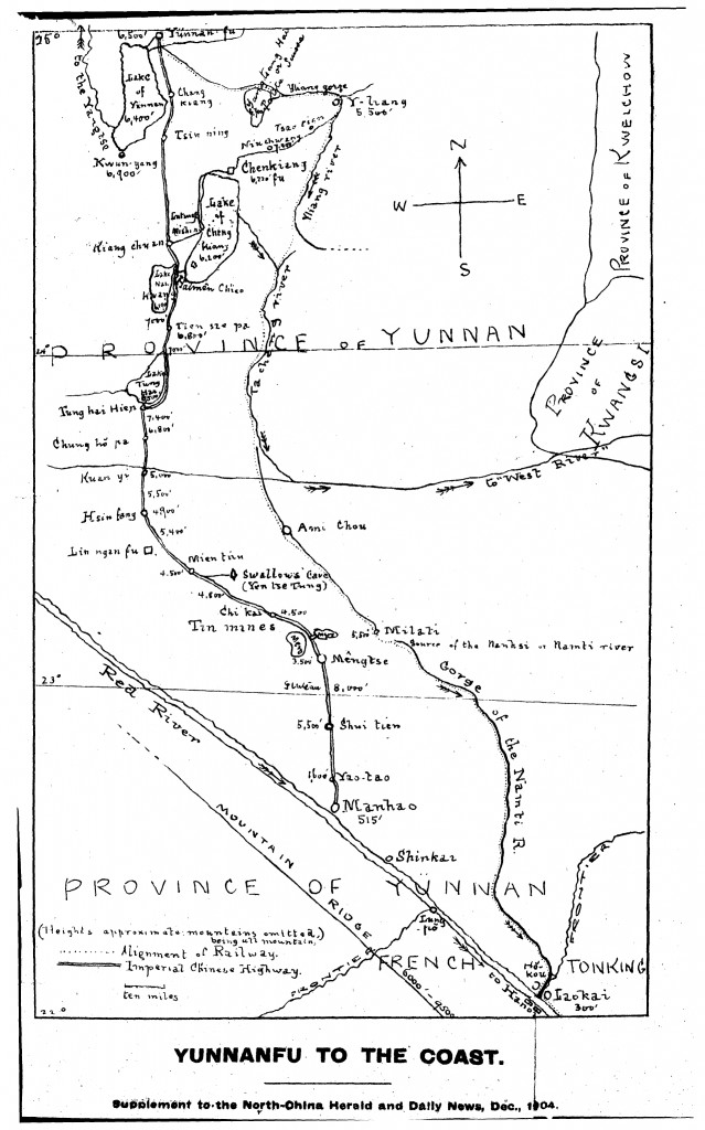 Yunnanfu to the Coast - NCH dec 9 1904