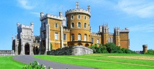 Belvoir Castle and peacock