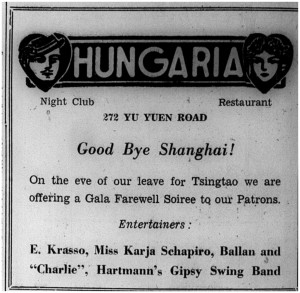 Hungaria good bye for the summer ad 1940